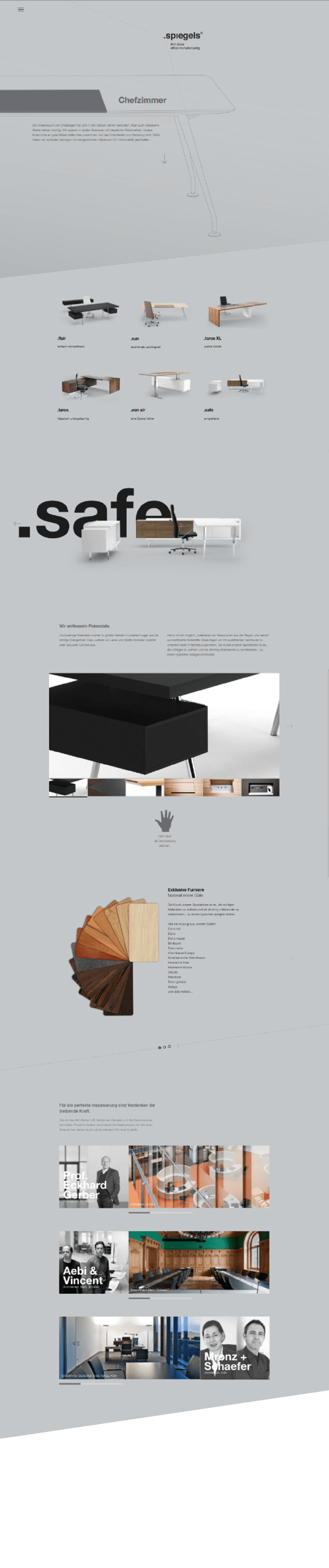 Website/Produkt Chefzimmer – Spiegels First Class Office Manufacturing