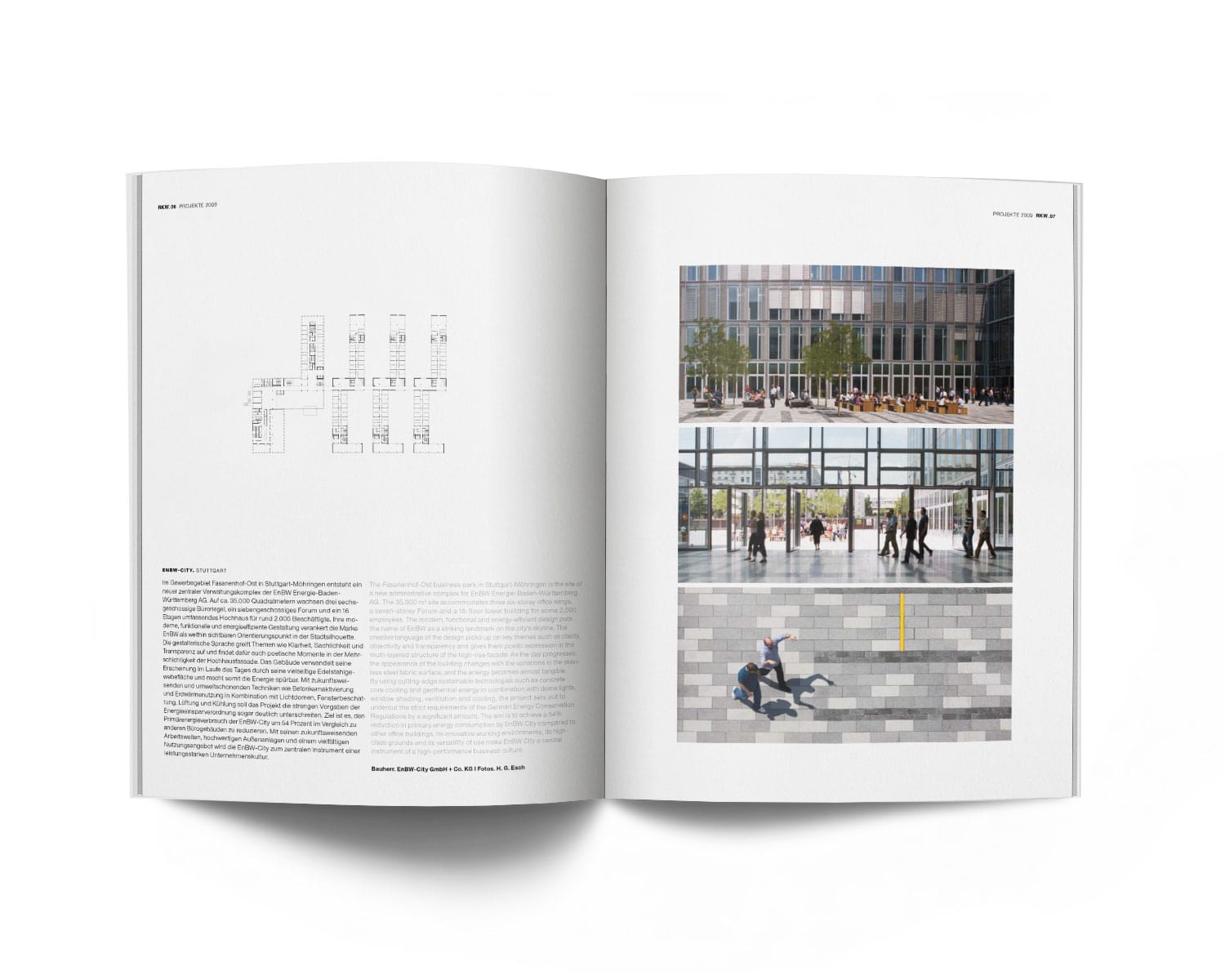 "Printmedien | Corporate Design RKW Architektur – ZWEIPRO Werbeagentur für Architekten"